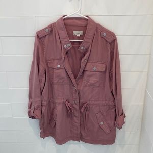 LOFT pink jacket, size M
